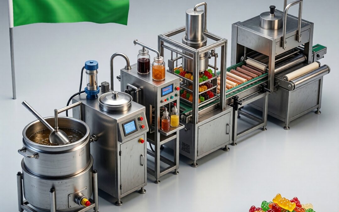 Gummy production line in Niger