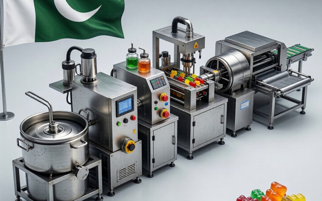 Gummy production line in Pakistan