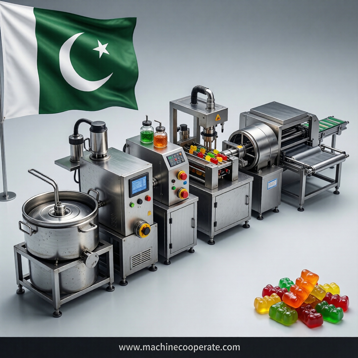 Gummy production line in Pakistan Gummy production line in Pakistan