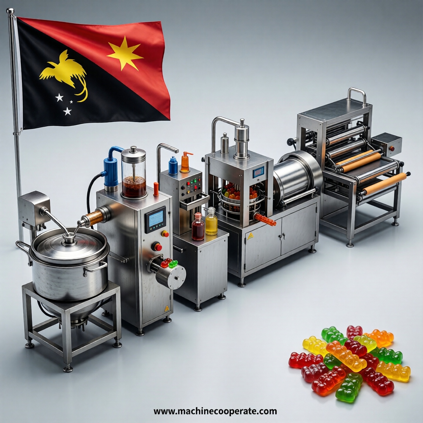 Gummy production line in Papua New Guinea Gummy production line in Papua New Guinea