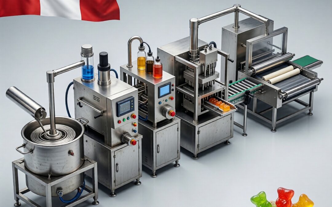 Gummy production line in Peru