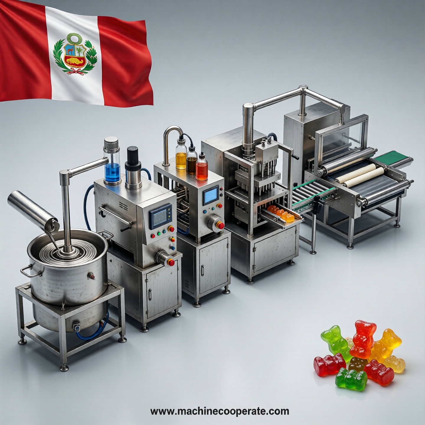 Gummy production line in Peru Gummy production line in Peru