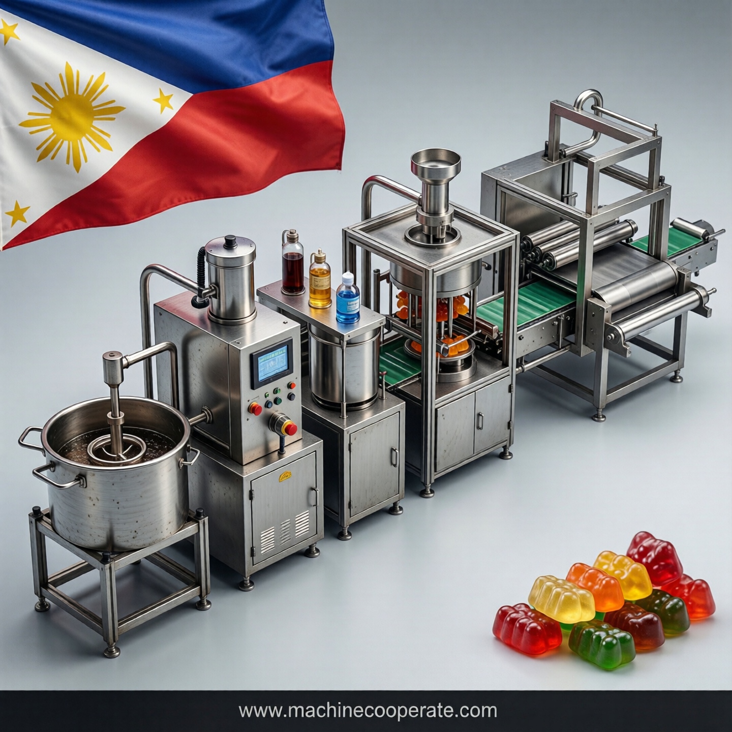 Gummy production line in Philippines