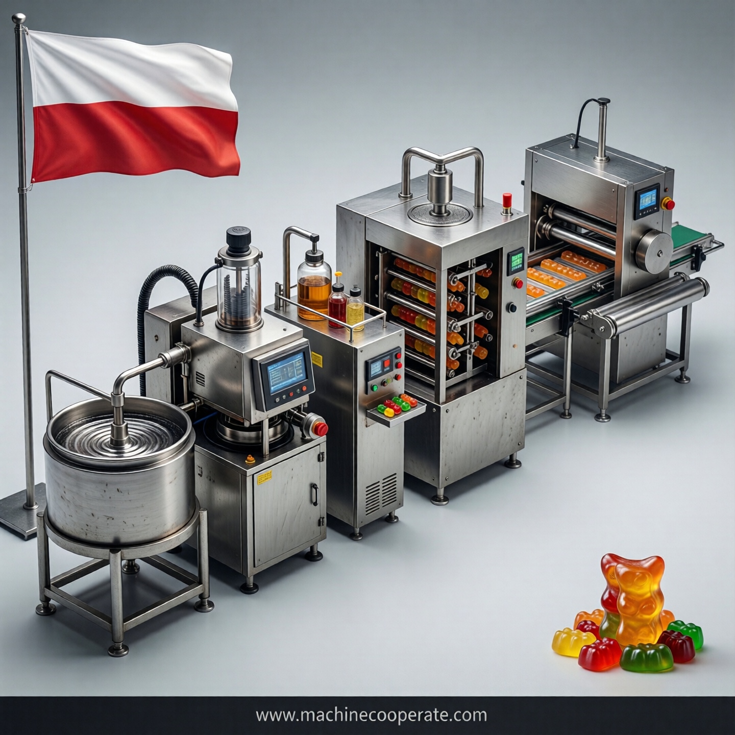 Gummy production line in Poland Gummy production line in Poland