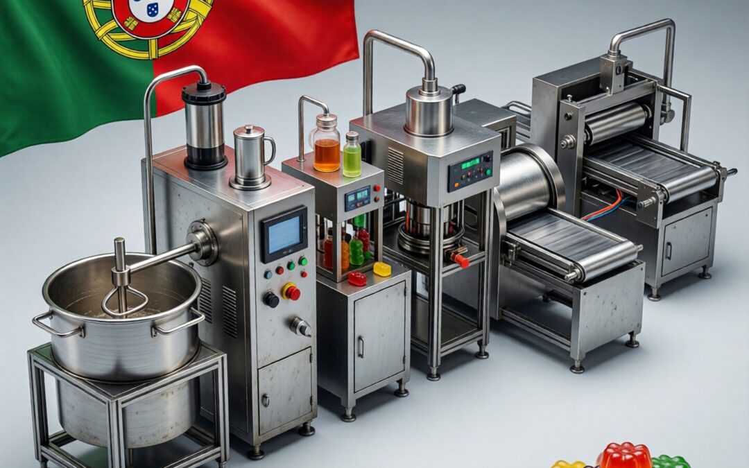Gummy production line in Portugal