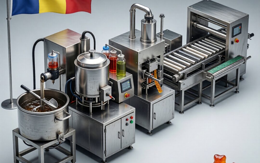 Gummy production line in Romania