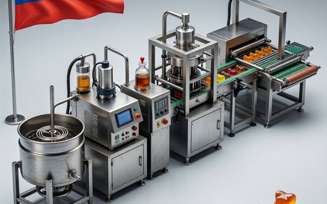 Gummy production line in Russia