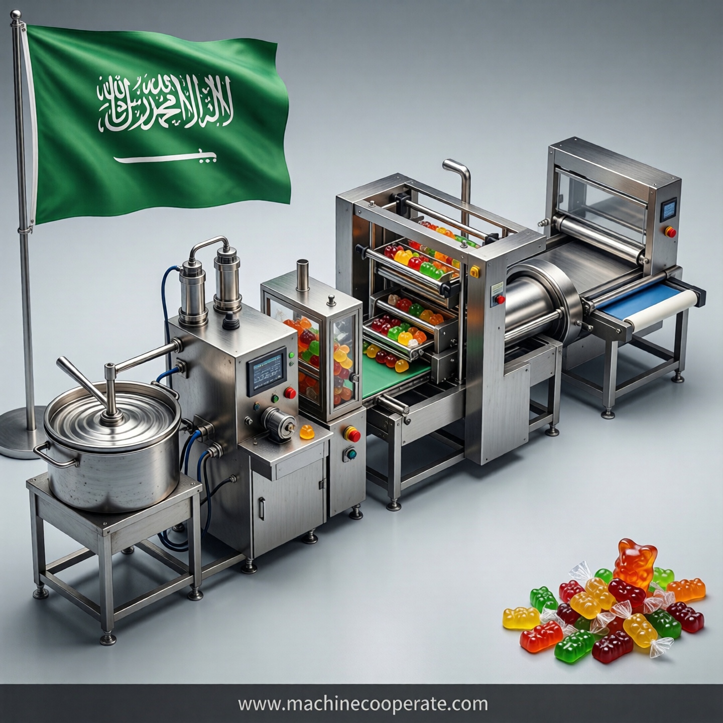 Gummy production line in Saudi Arabia
