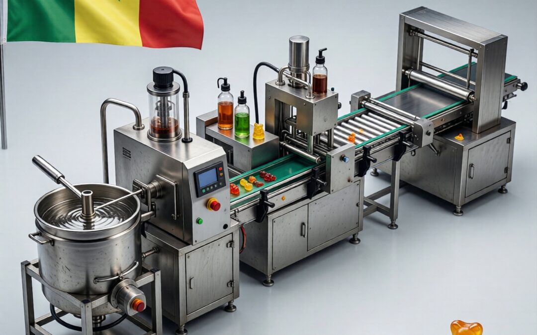 Gummy production line in Senegal