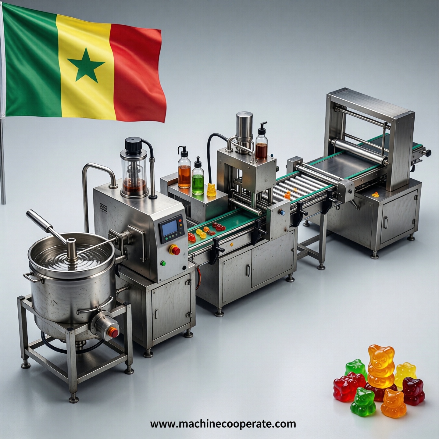 Gummy production line in Senegal Gummy production line in Senegal