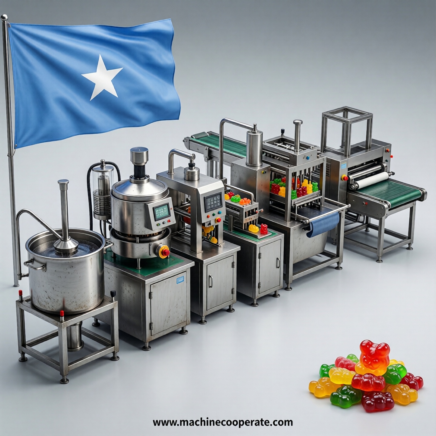 Gummy production line in Somalia