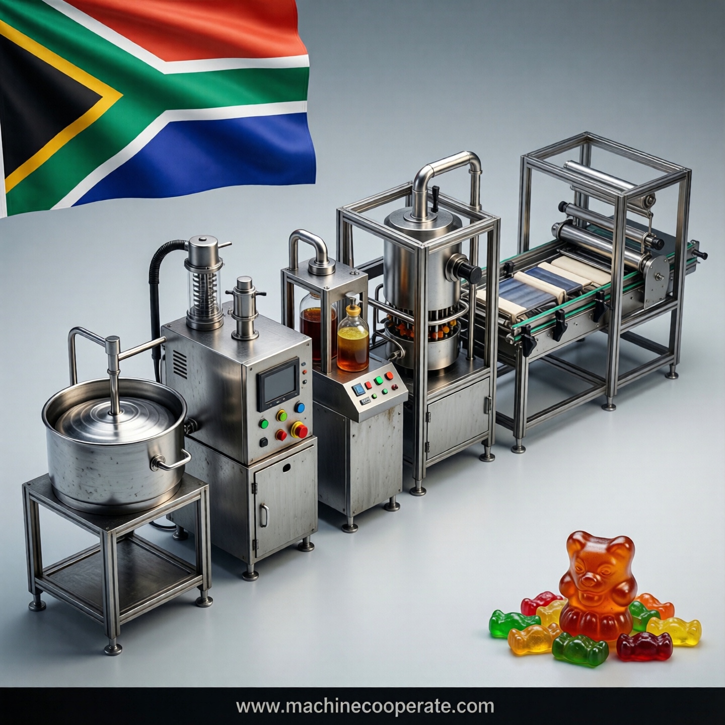 Gummy production line in South Africa