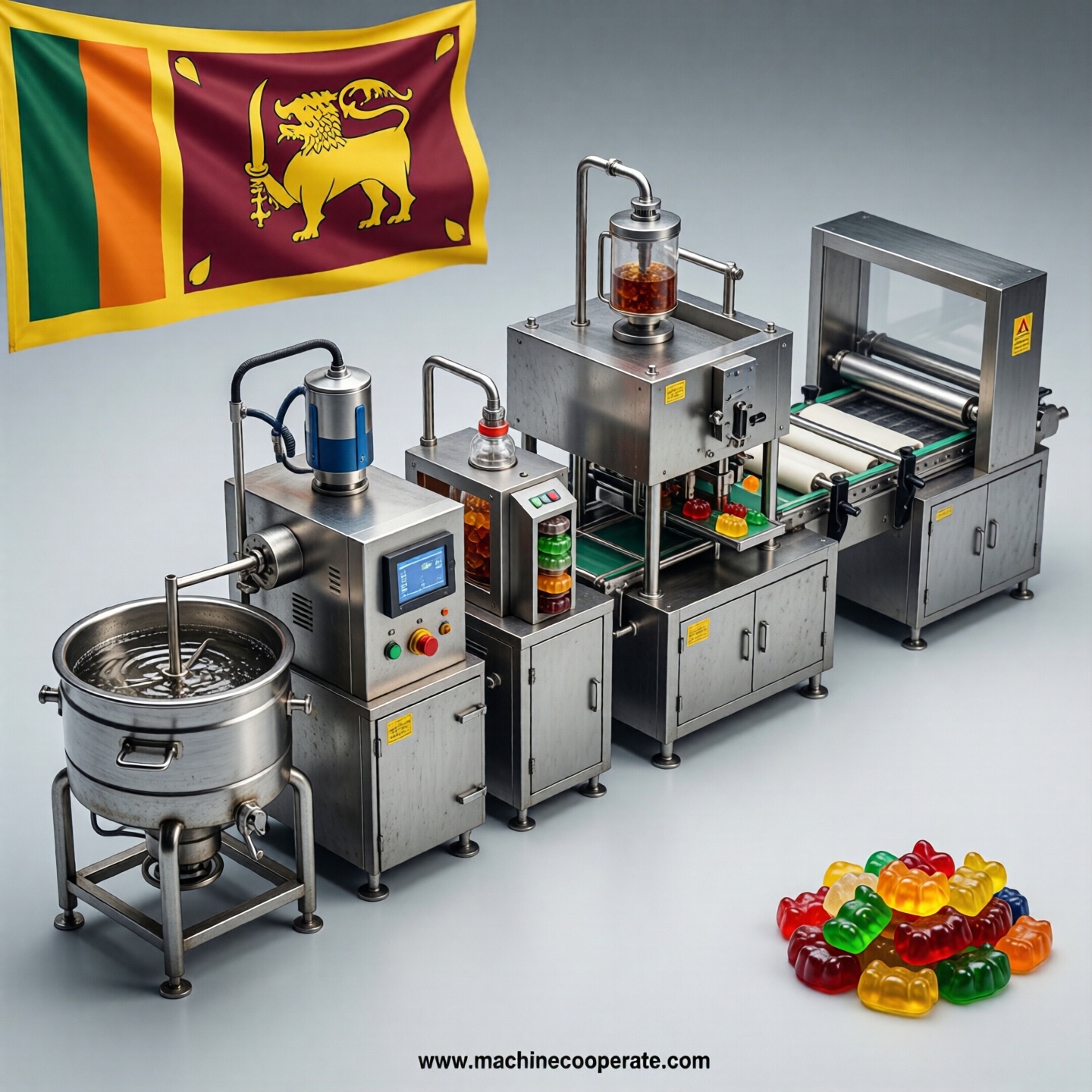 Gummy production line in Sri Lanka Gummy production line in Sri Lanka