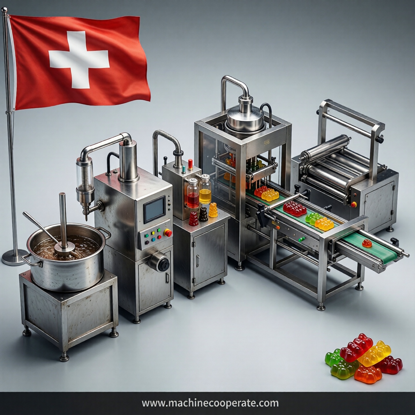 Gummy production line in Switzerland Gummy production line in Switzerland