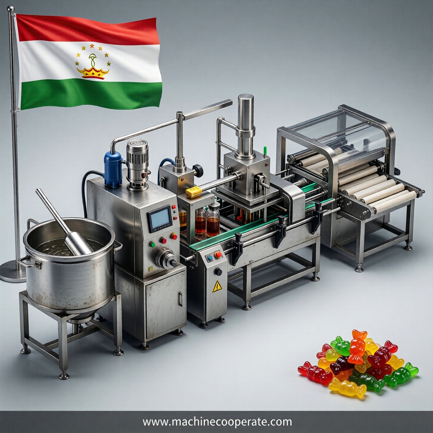 Gummy production line in Tajikistan