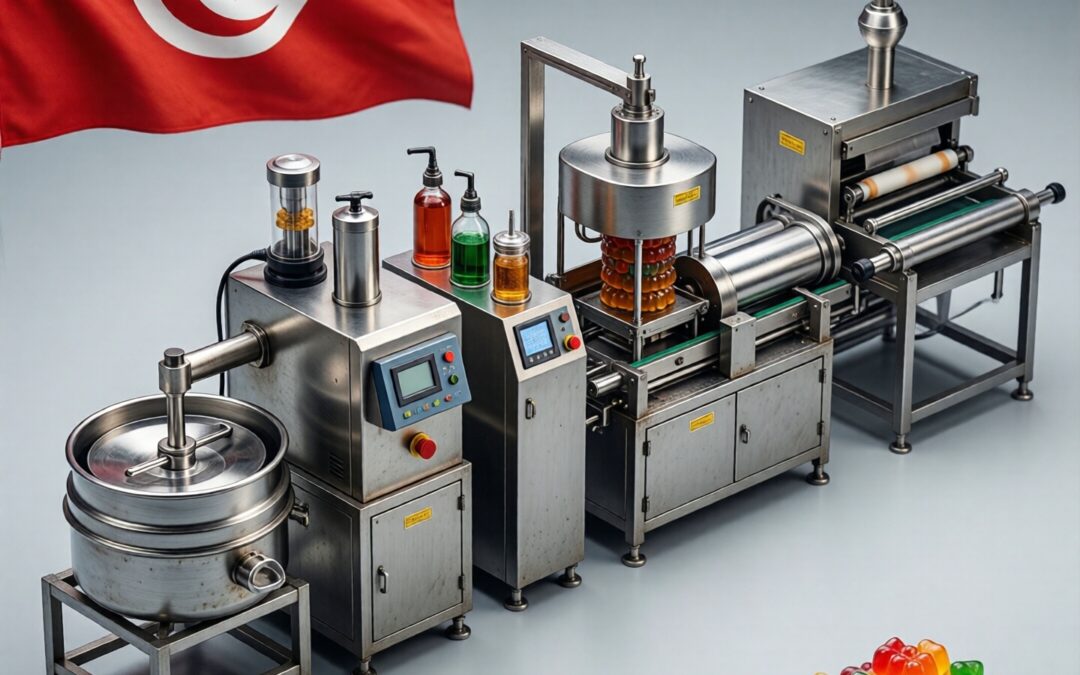 Gummy production line in Tunisia
