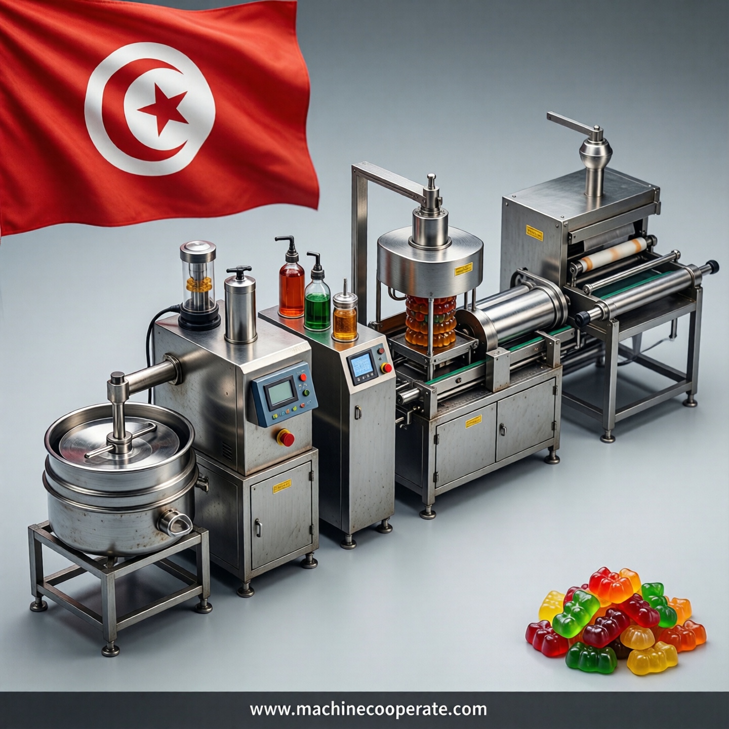 Gummy production line in Tunisia