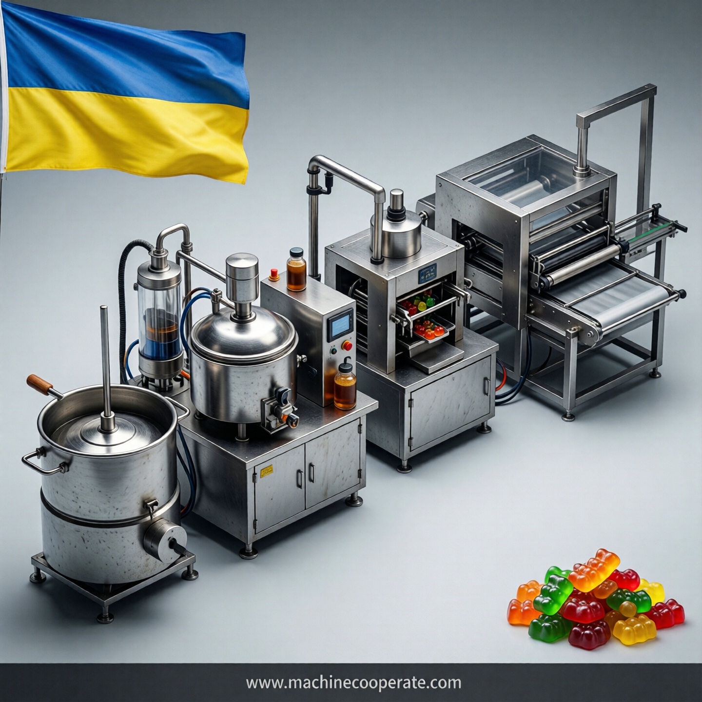Gummy production line in Ukraine Gummy production line in Ukraine