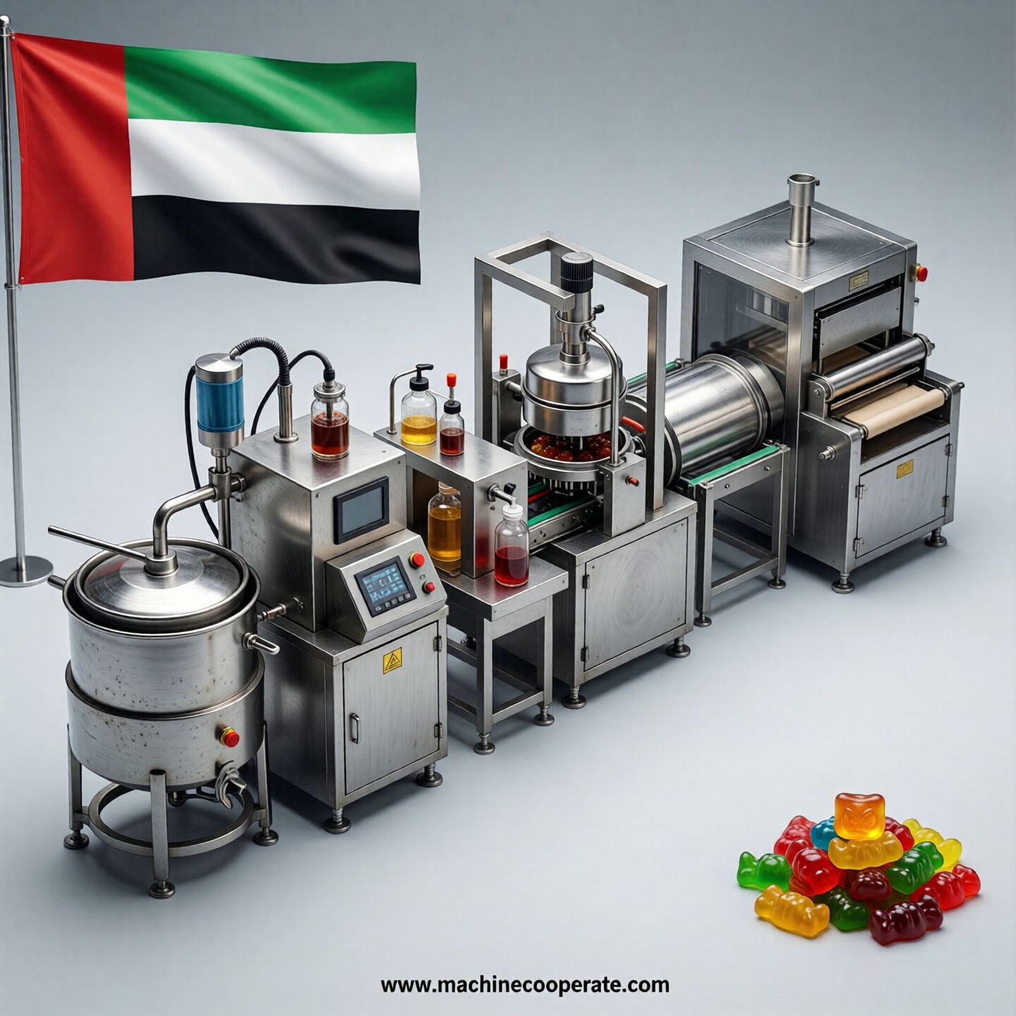 Gummy production line in United Arab Emirates Gummy production line in United Arab Emirates