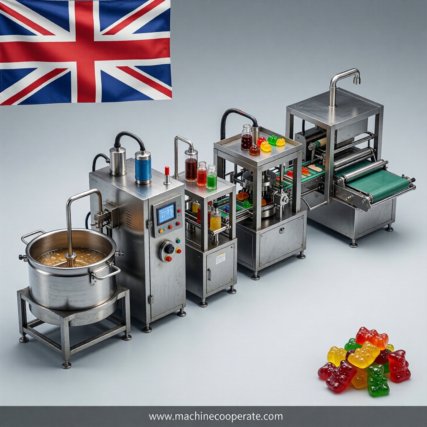 Gummy production line in United Kingdom Gummy production line in United Kingdom