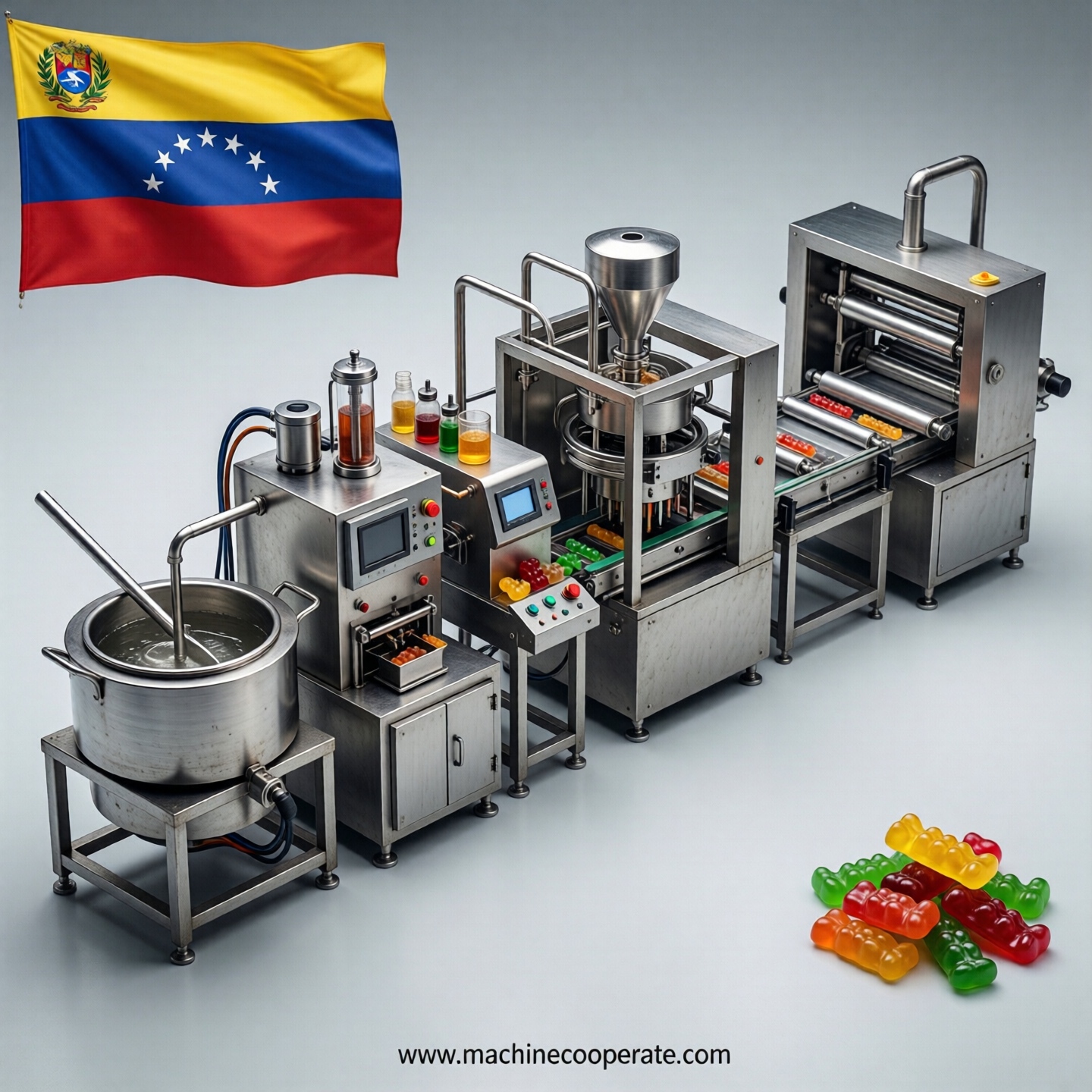 Gummy production line in Venezuela Gummy production line in Venezuela