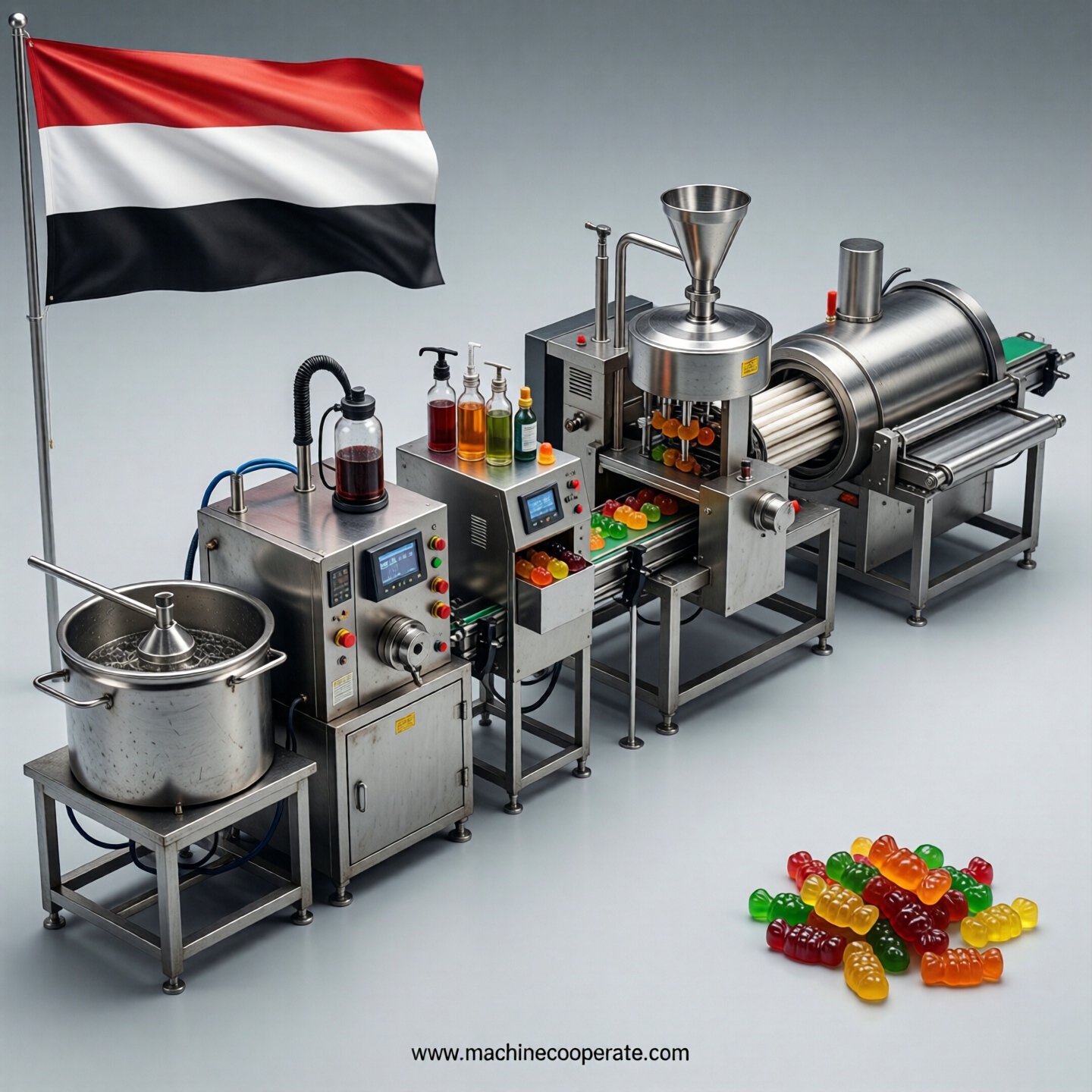Gummy production line in Yemen