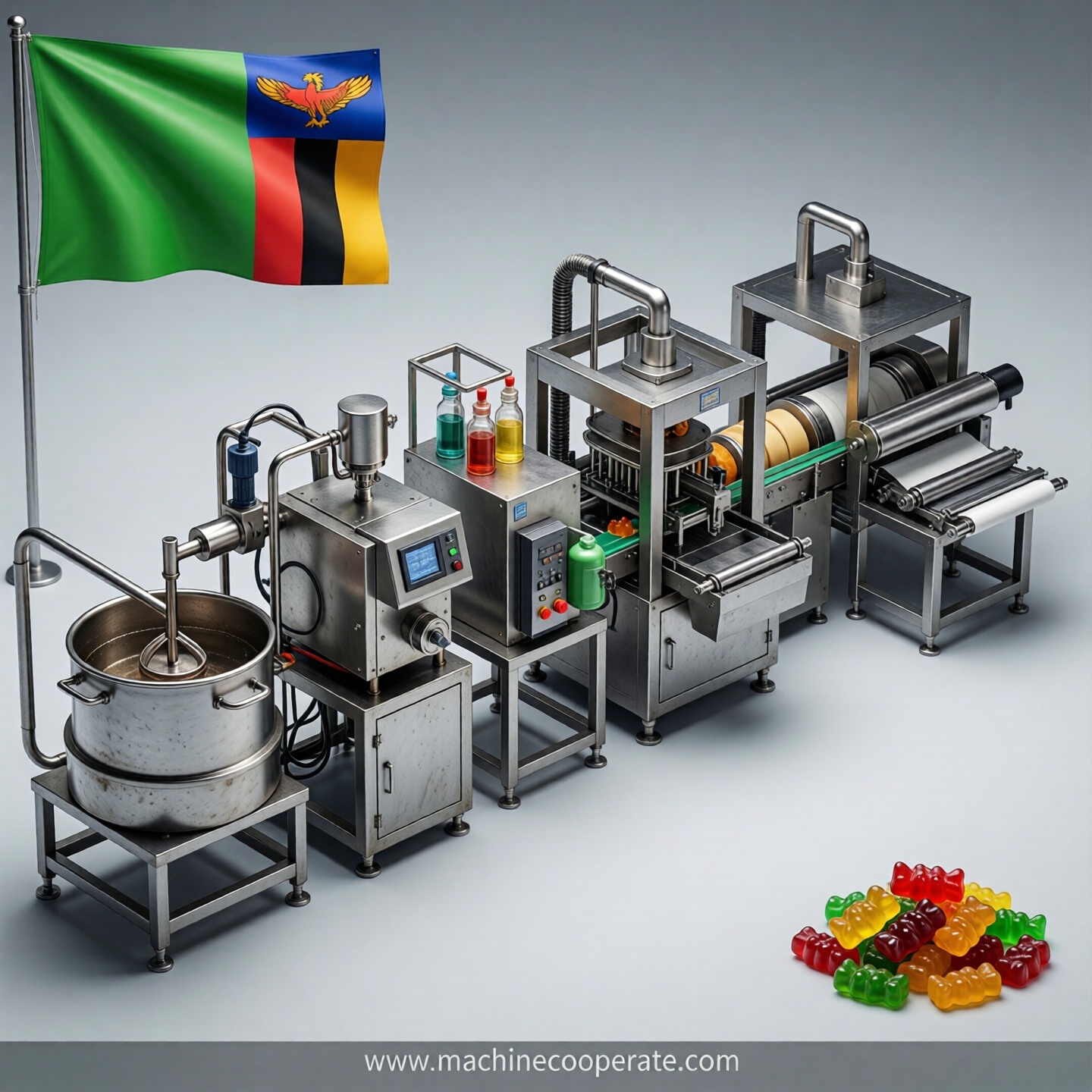 Gummy production line in Zambia Gummy production line in Zambia