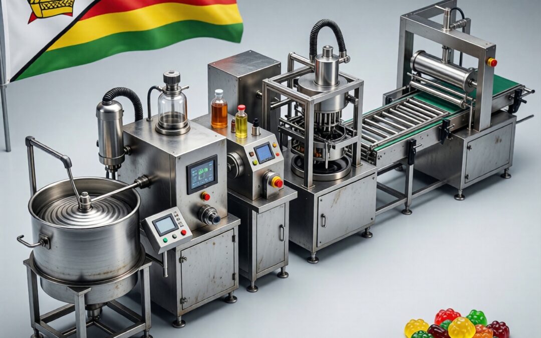 Gummy production line in Zimbabwe