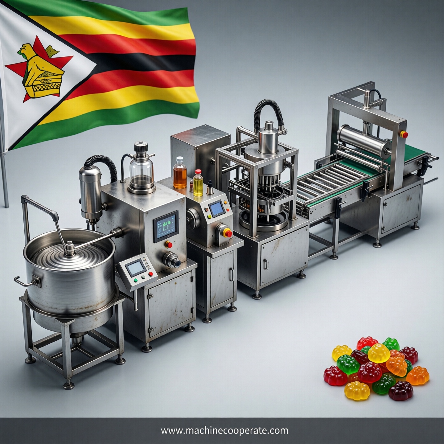 Gummy production line in Zimbabwe Gummy production line in Zimbabwe